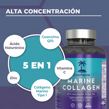 Colágeno Marino Hidrolizado con Magnesio y Vitamina C