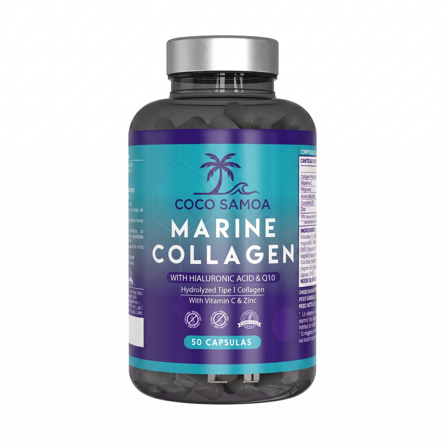 Colágeno Marino Hidrolizado con Magnesio y Vitamina C