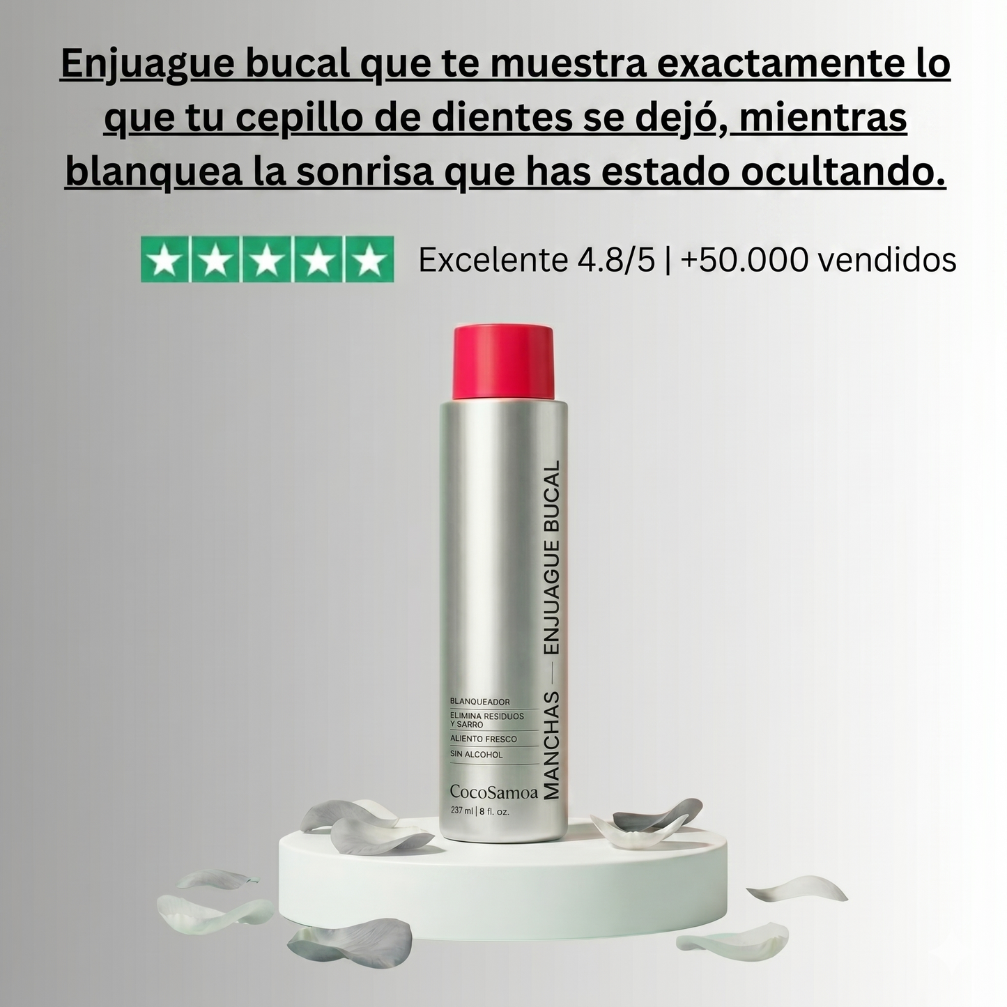 Enjuague Bucal Blanqueador Avanzado | CocoSamoa