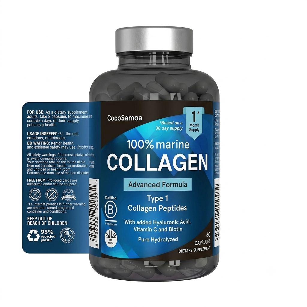 Colágeno Marino Hidrolizado con Magnesio y Vitamina C