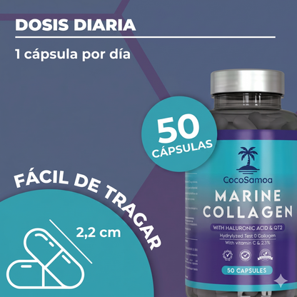 Colágeno Marino Hidrolizado con Magnesio y Vitamina C